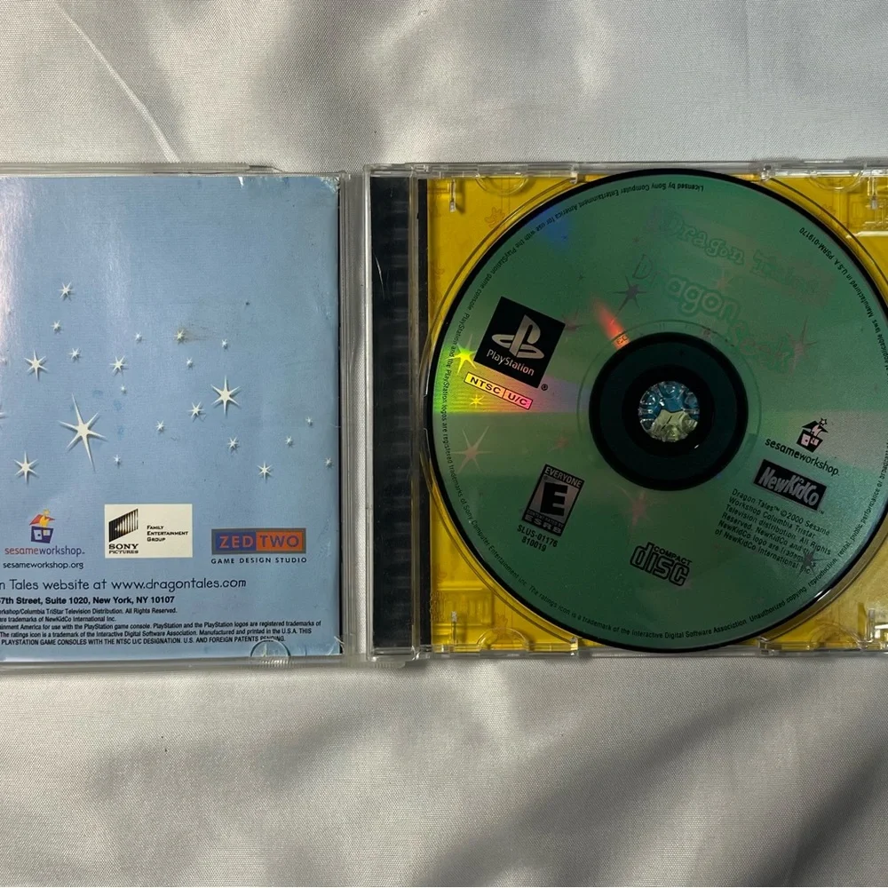Dragon Tales Dragon Seek PS1 PlayStation 1 2000‎ Vintage